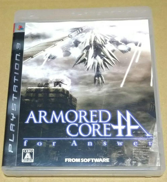 Armored Core for Answer PlayStation3 PS3 Japanese Region Free